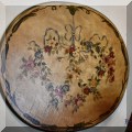 D14. Painted table top wall art. 36&rdquo; x 40&rdquo; 